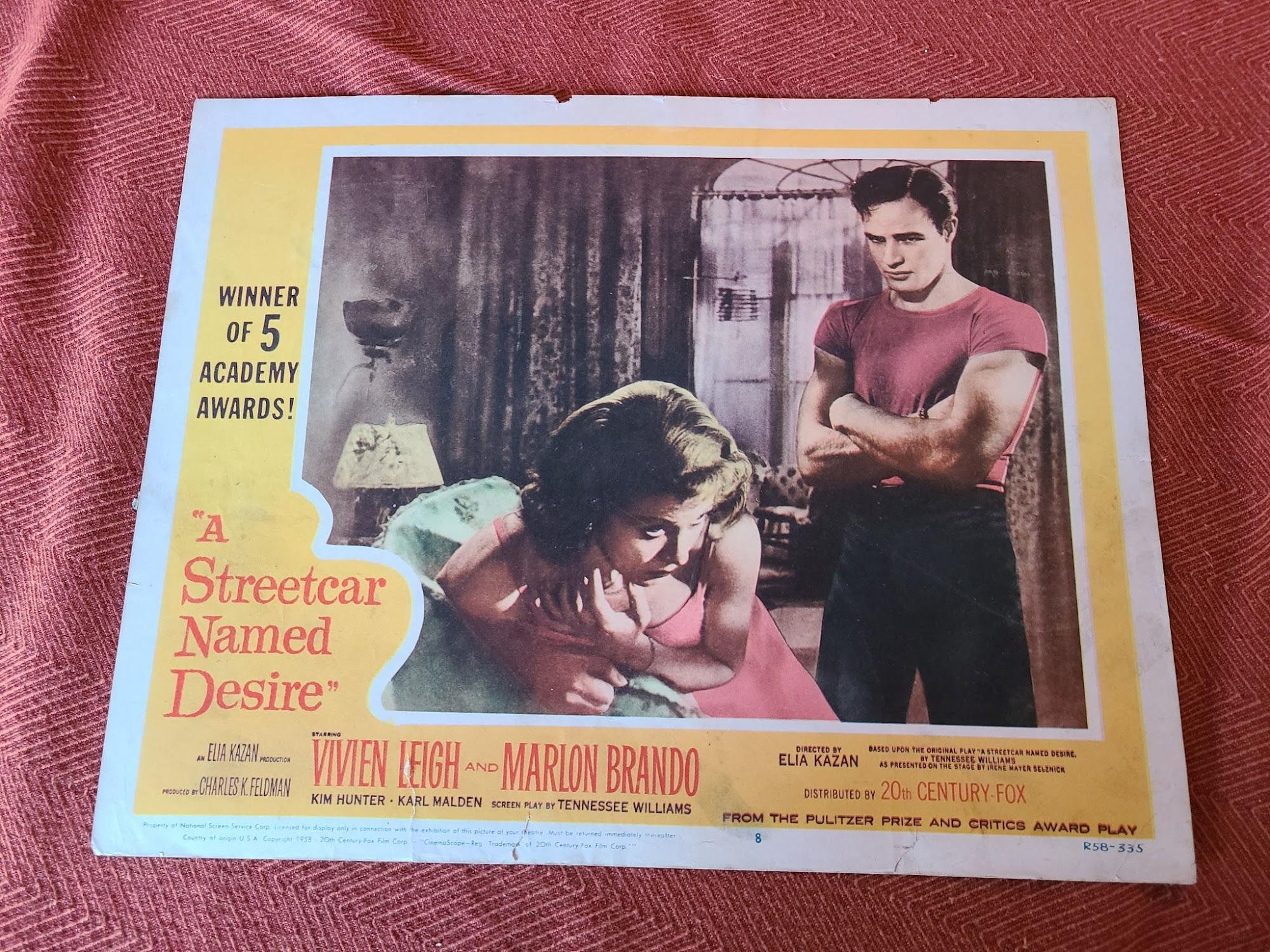 A Streetcar Named Desire 1951 General Lobby Cards