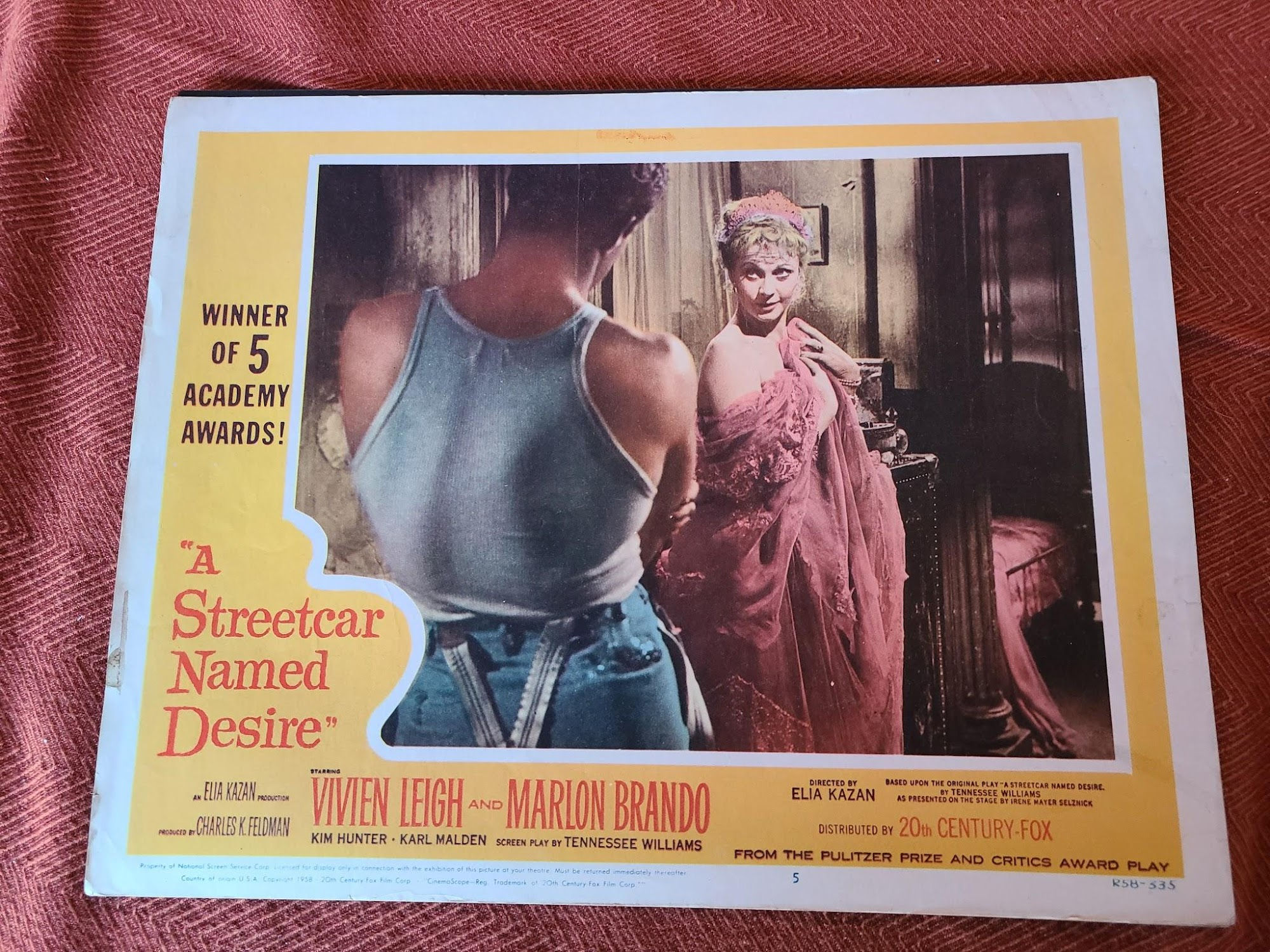 A Streetcar Named Desire 1951 General Lobby Cards