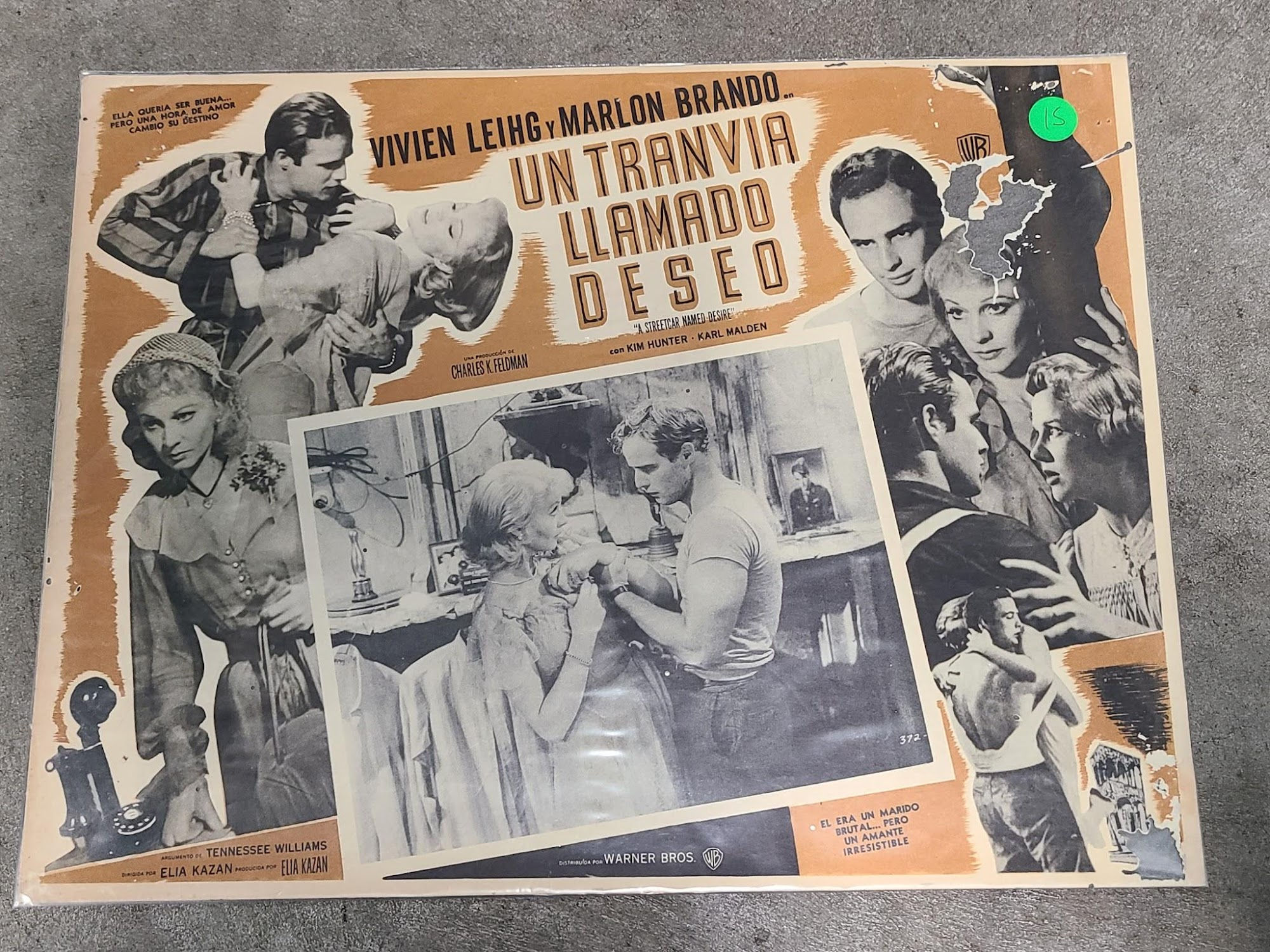 A Streetcar Named Desire 1951 Mexican Lobby Cards