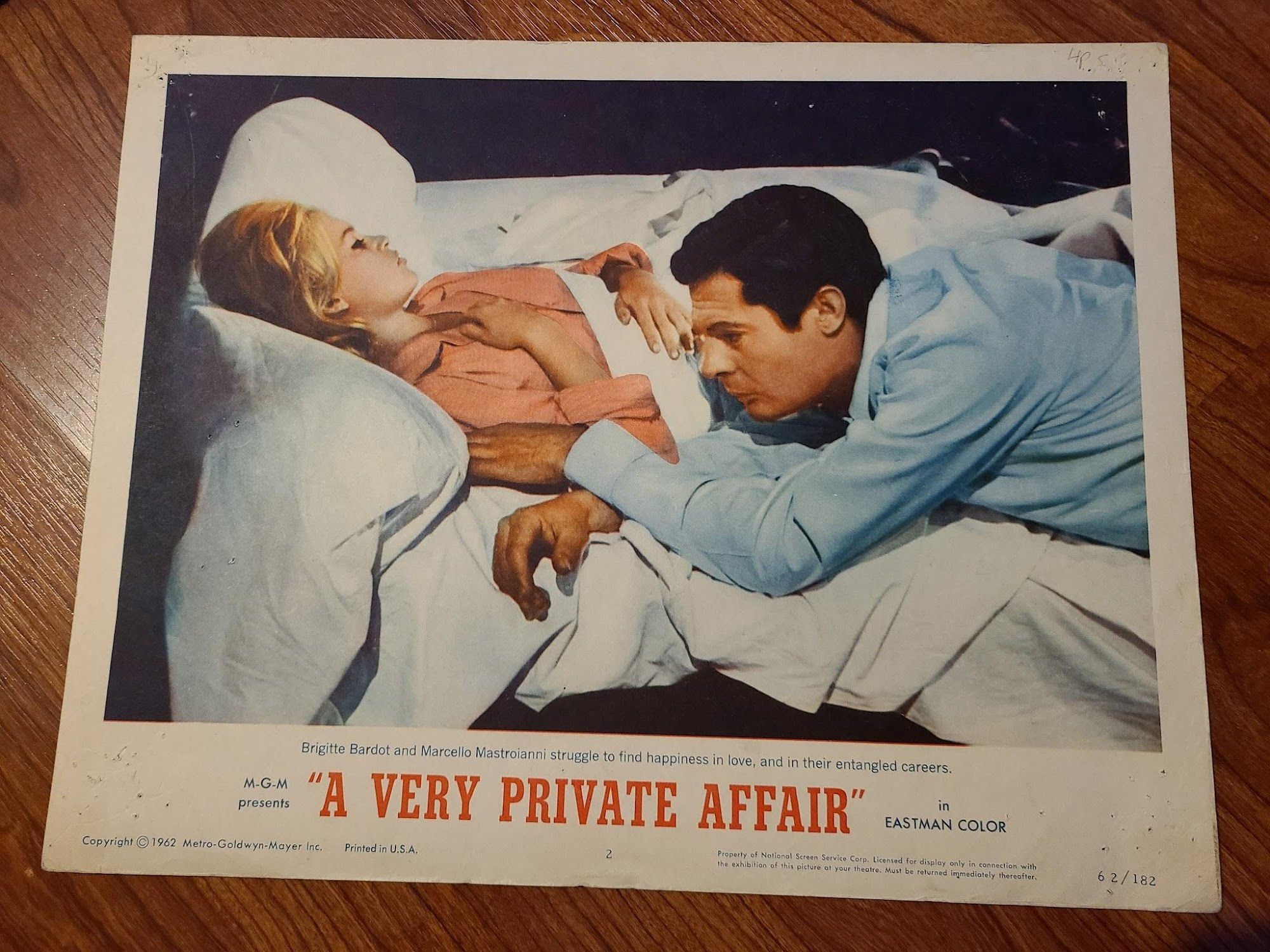 A Very Private Affair 1962 General Lobby Cards