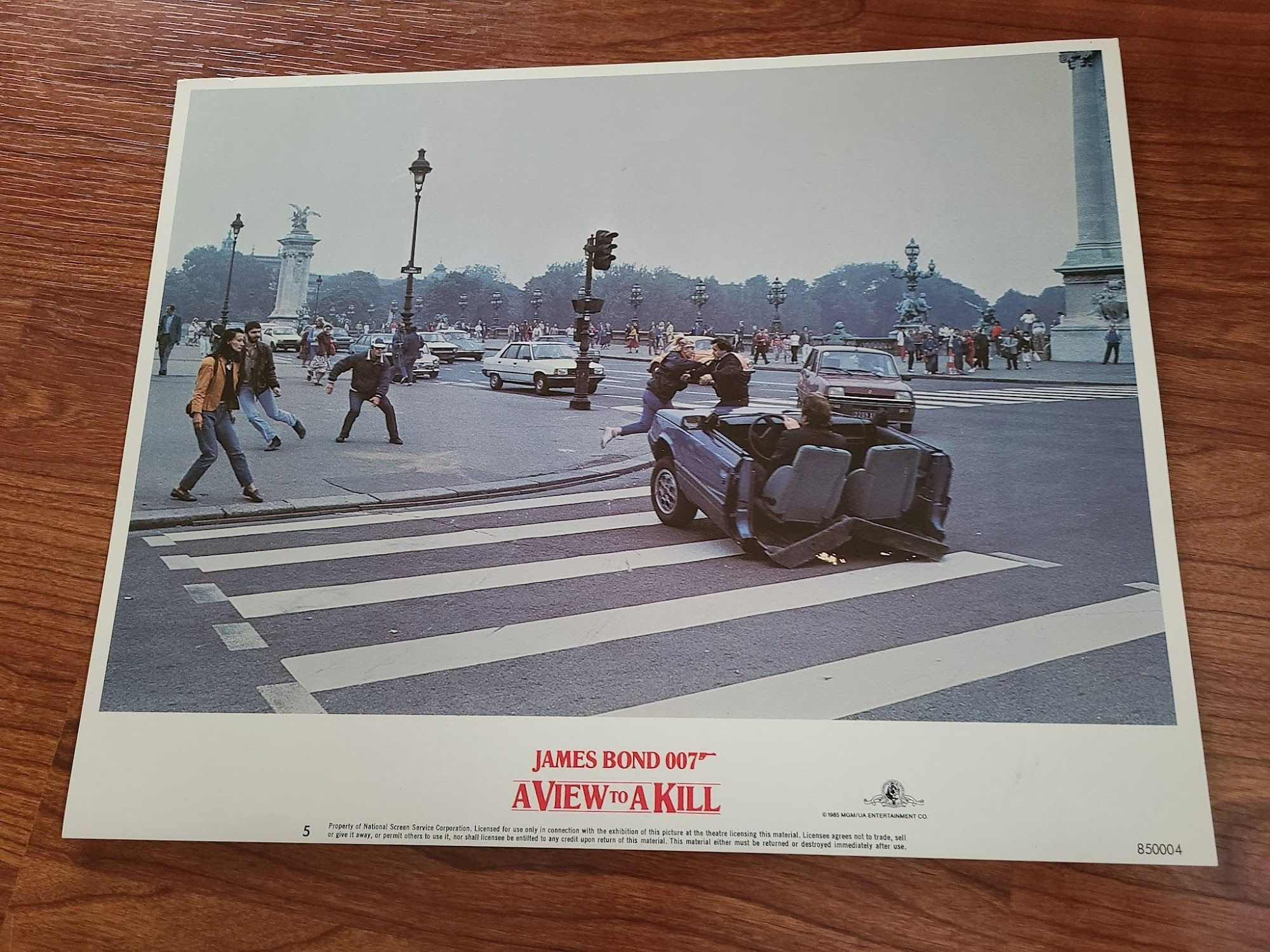 A View To A Kill 1985 General Lobby Cards