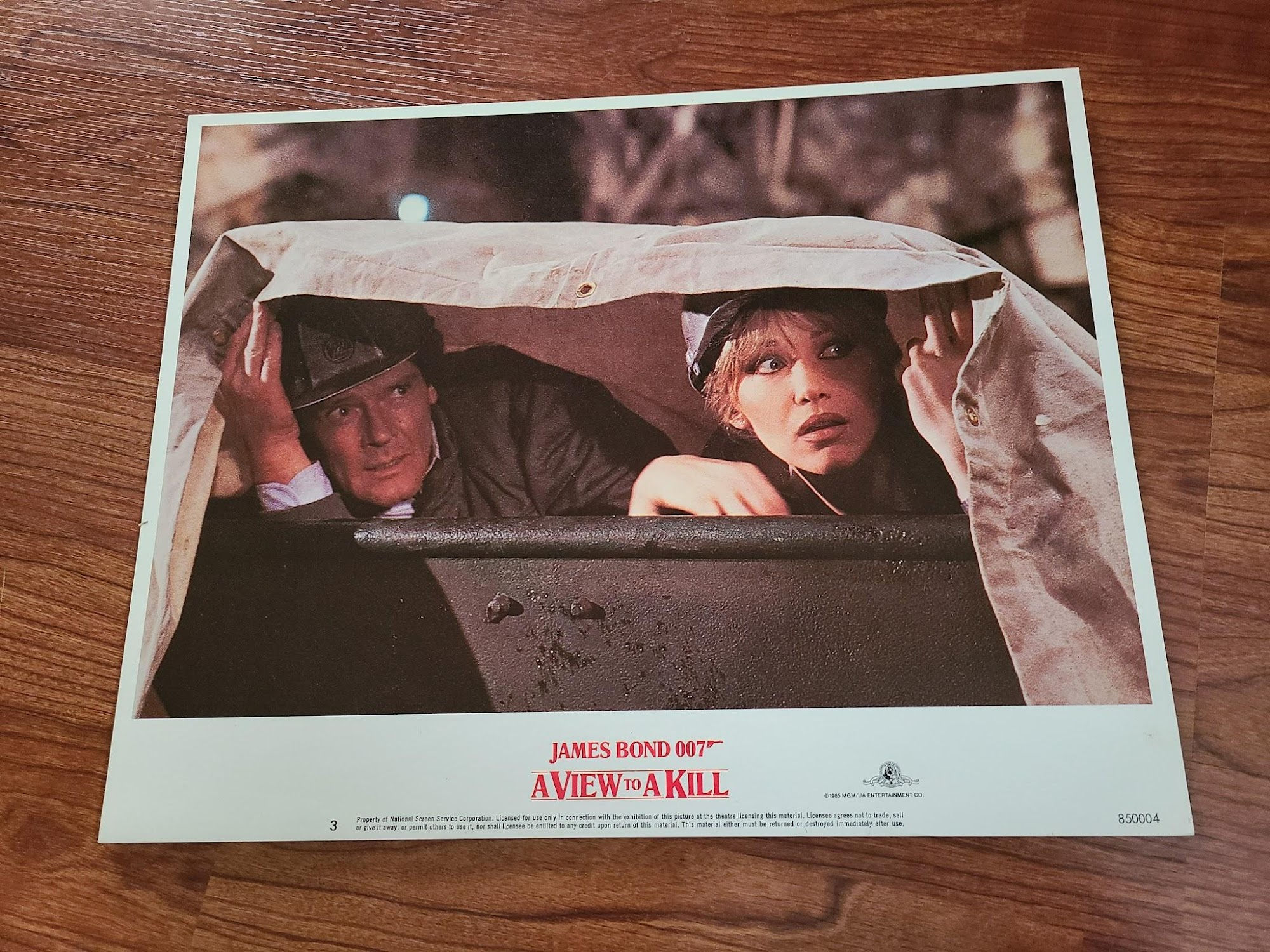 A View To A Kill 1985 General Lobby Cards