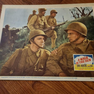 A Walk In The Sun 1945 Military/Aviation Lobby Cards
