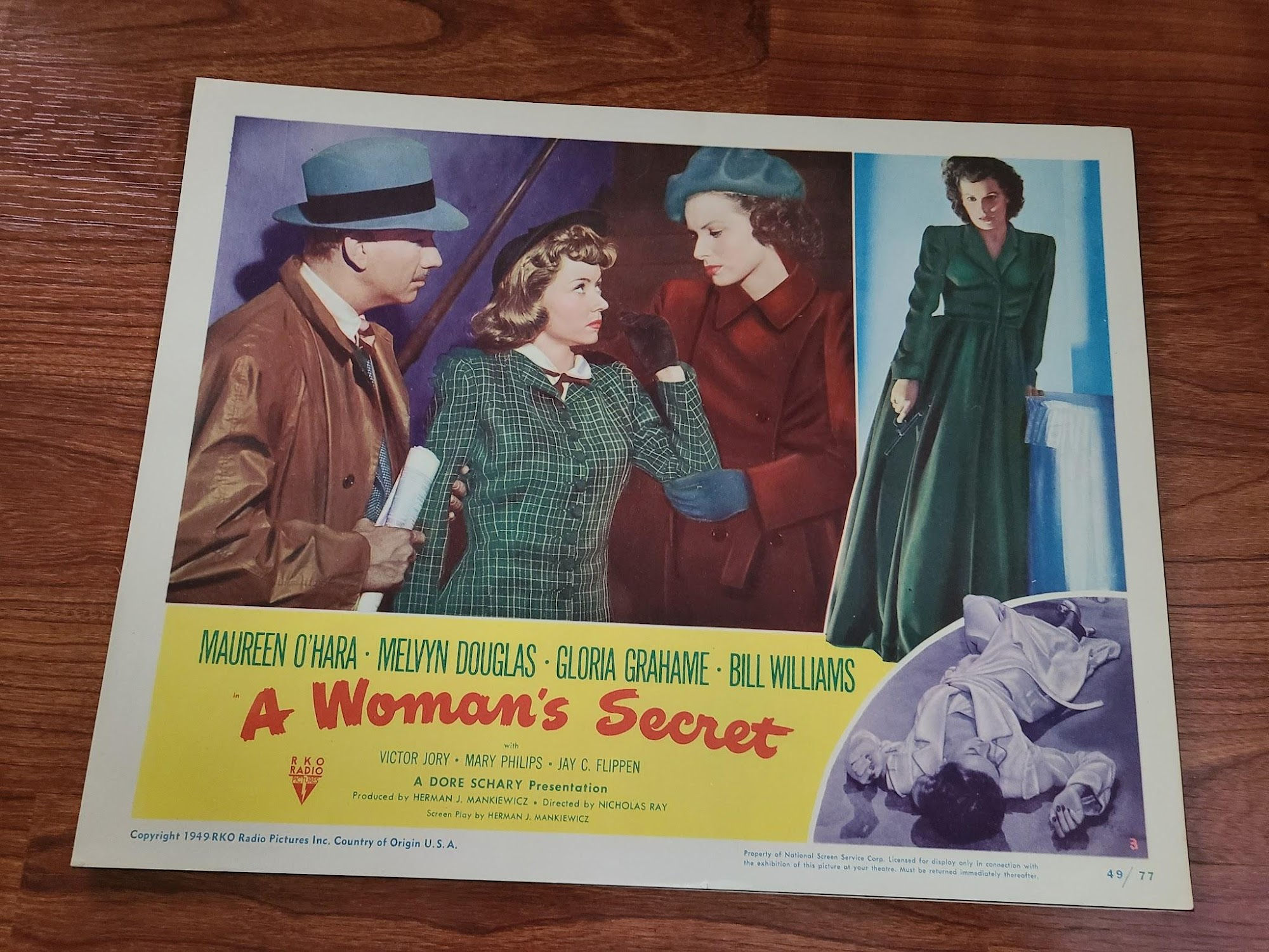 A Woman's Secret 1949 General Lobby Cards