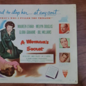 A Woman's Secret 1949 Title Cards