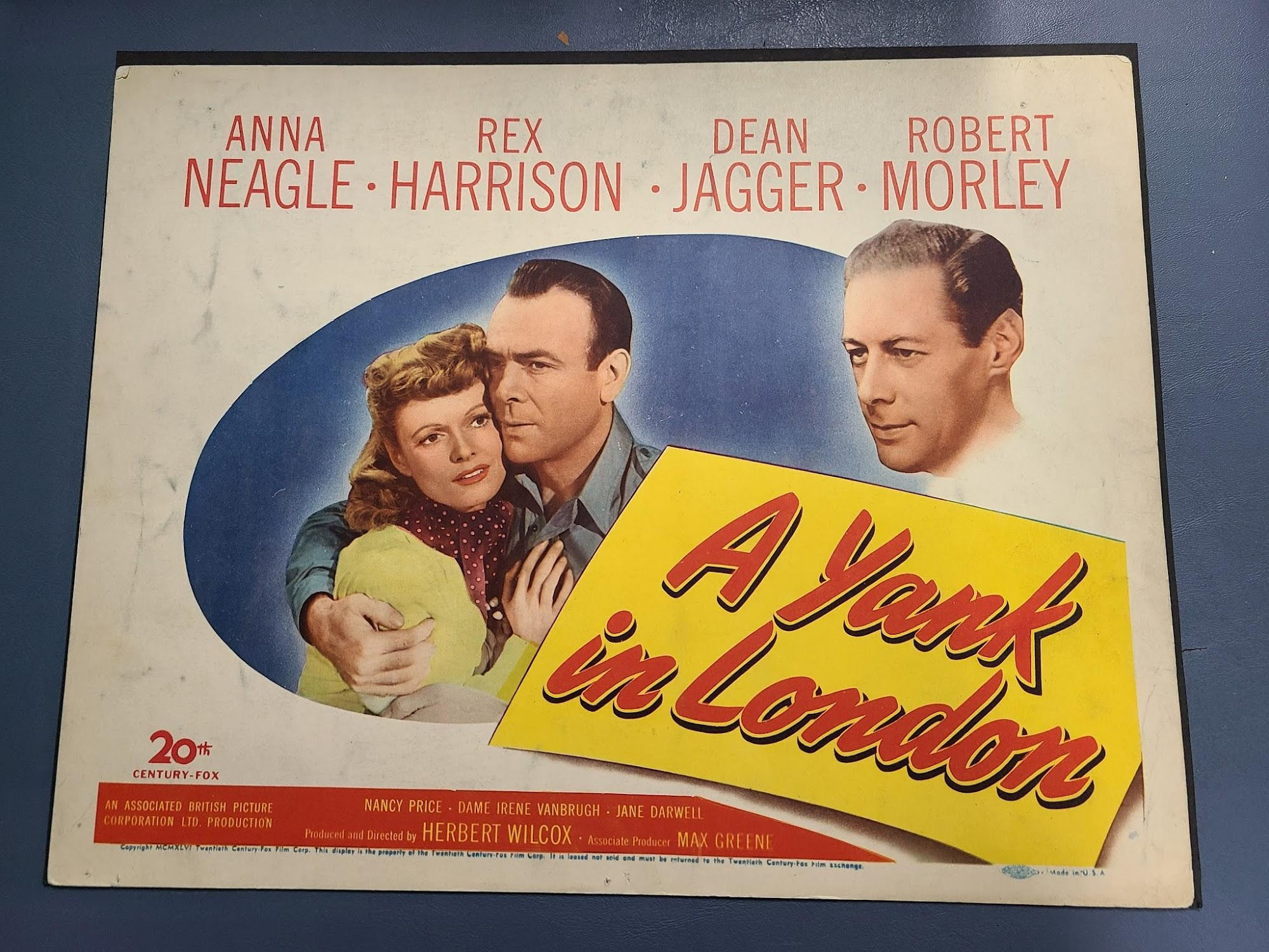 A Yank In London 1946 Title Cards