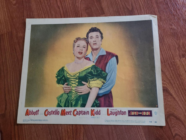 Abbott And Costello Meet Captain Kidd 1953 General Lobby Cards