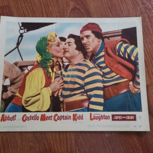 Abbott And Costello Meet Captain Kidd 1953 General Lobby Cards