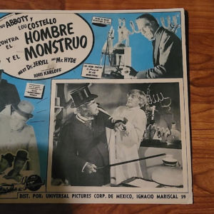 Abbott & Costello/Dr. Jekyll & Mr. Hyde 1953 Mexican Lobby Cards