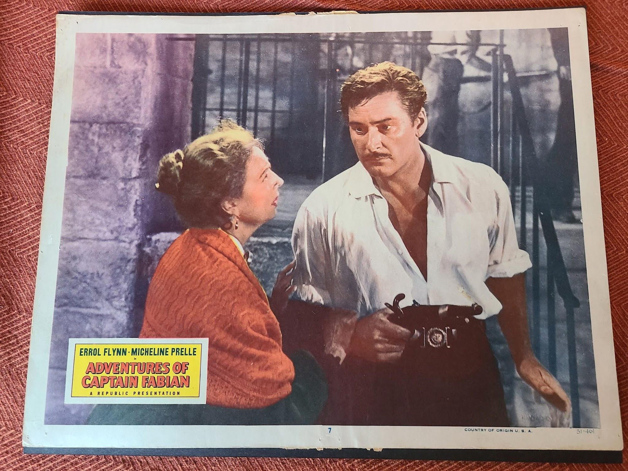 Adventures Of Captain Fabian 1951 General Lobby Cards