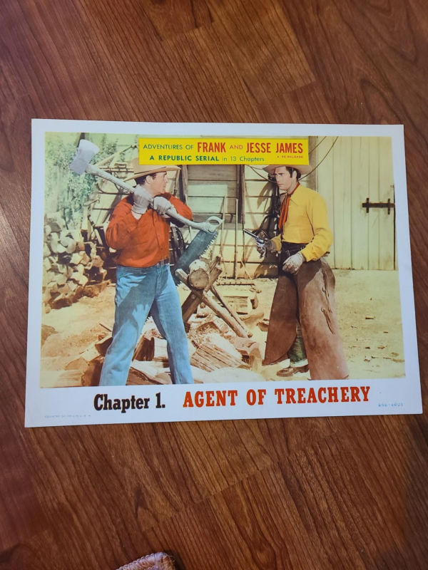 Adventures Of Frank & Jesse James 1948 Serial Lobby Cards