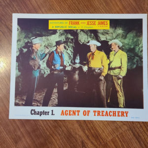 Adventures Of Frank & Jesse James 1948 Serial Lobby Cards