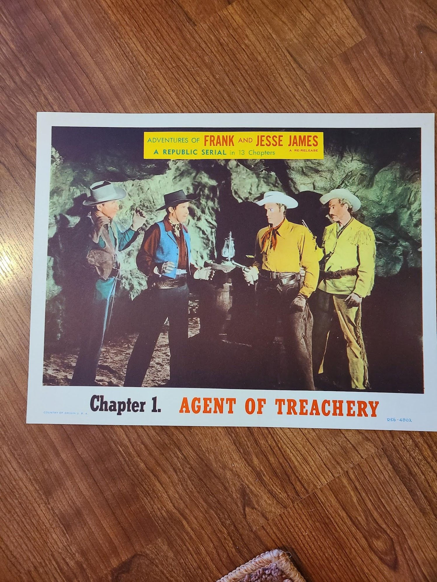 Adventures Of Frank & Jesse James 1948 Serial Lobby Cards