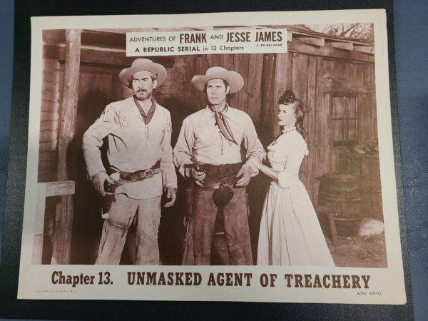 Adventures Of Frank & Jesse James 1948 Serial Lobby Cards