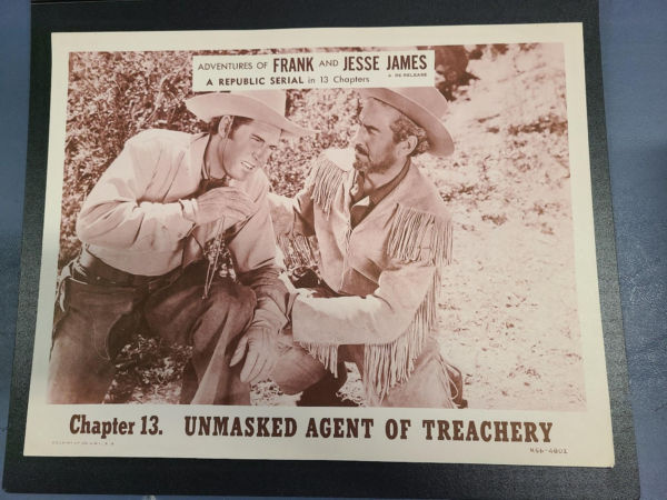 Adventures Of Frank & Jesse James 1948 Serial Lobby Cards