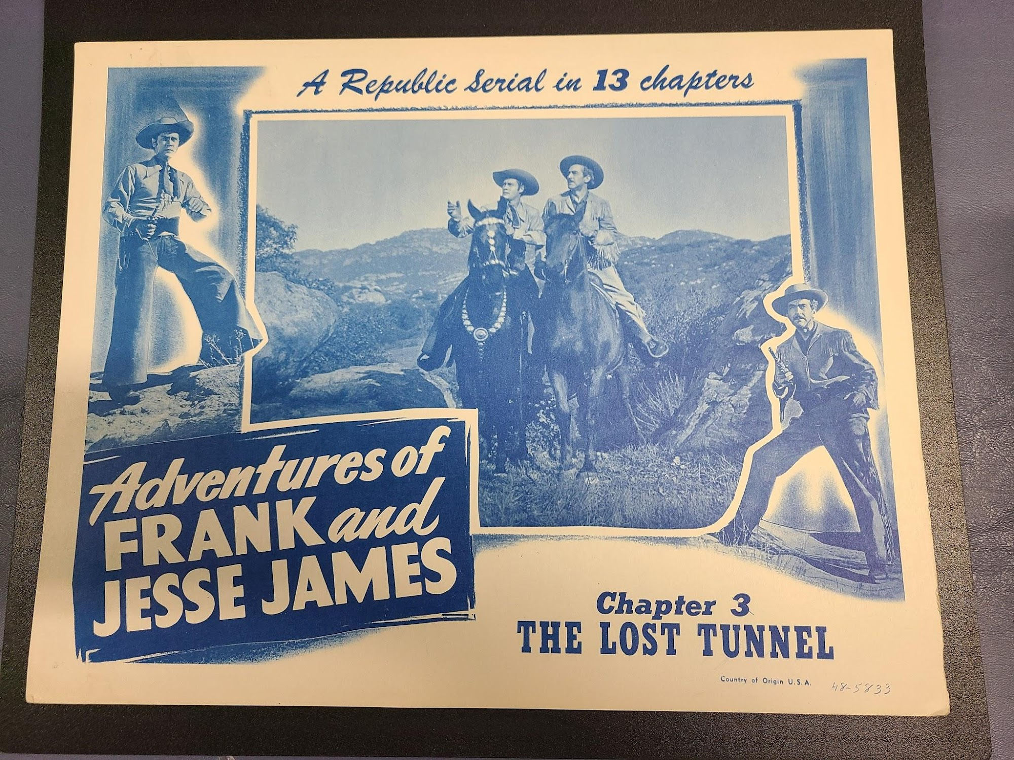 Adventures Of Frank & Jesse James 1948 Serial Lobby Cards
