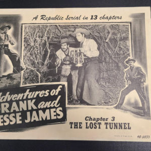 Adventures Of Frank & Jesse James 1948 Serial Lobby Cards