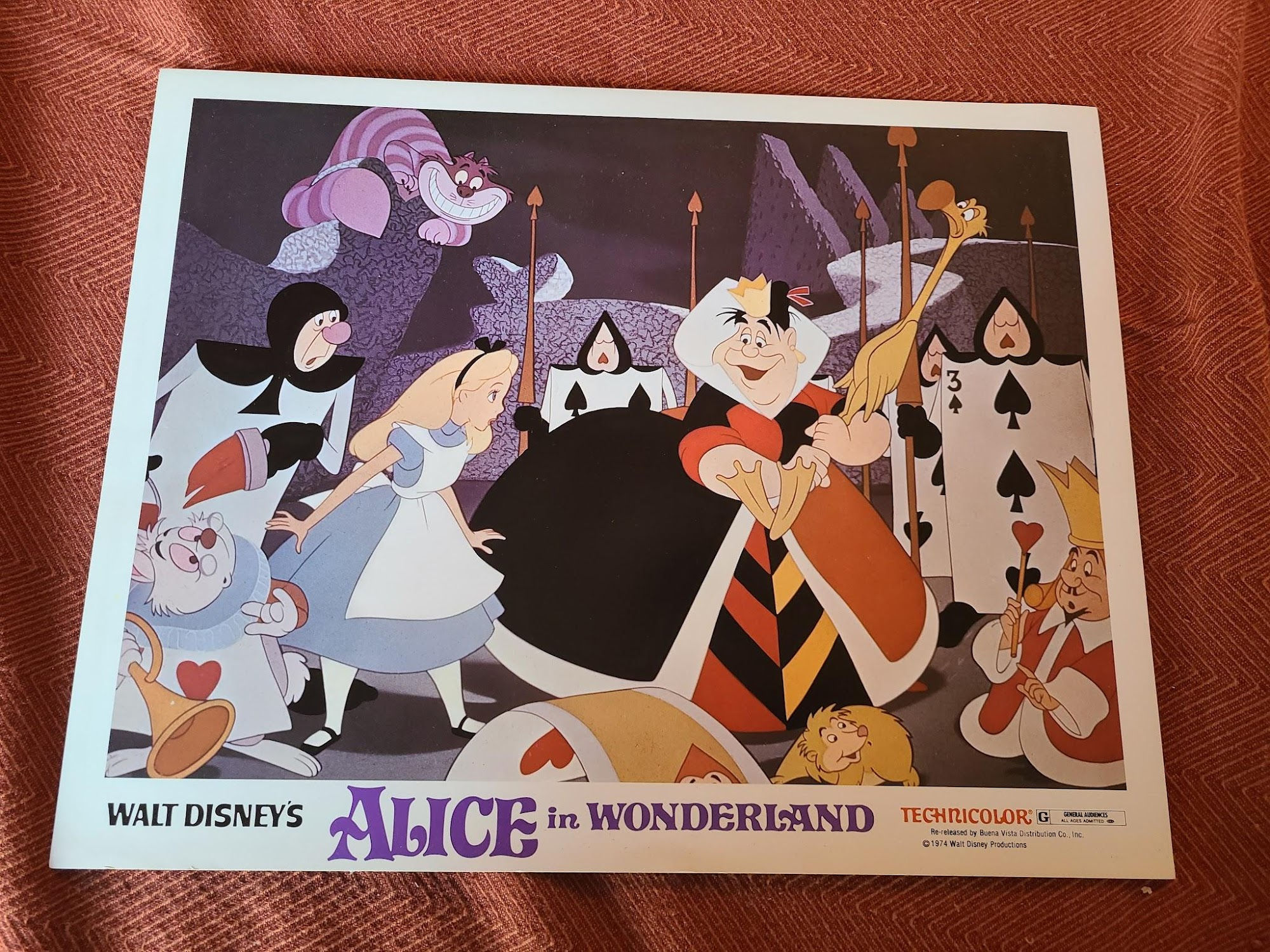 Alice In Wonderland 1951 General Lobby Cards