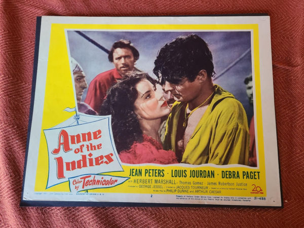 Anne Of The Indies 1951 General Lobby Cards