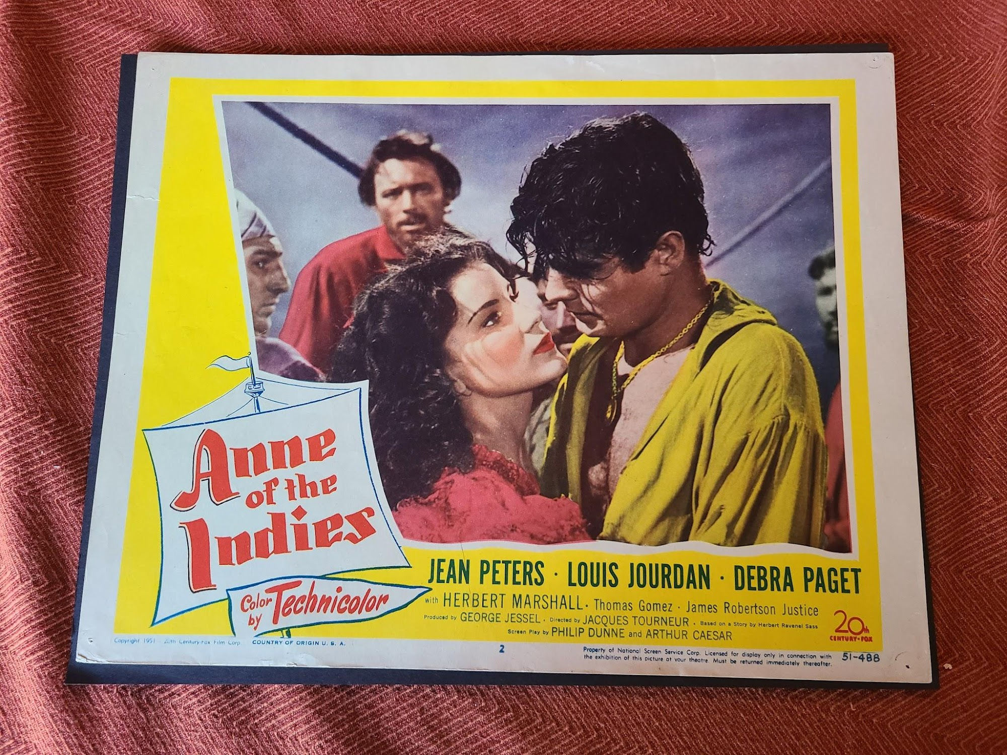 Anne Of The Indies 1951 General Lobby Cards