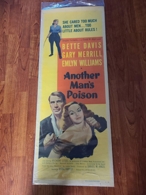 Another Man's Poison 1952 Inserts