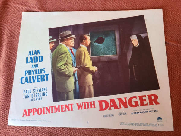 Appointment With Danger 1951 General Lobby Cards