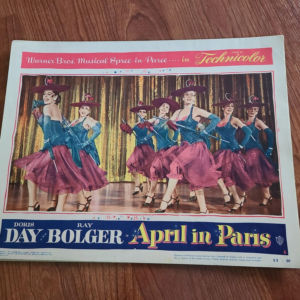 April In Paris 1952 General Lobby Cards