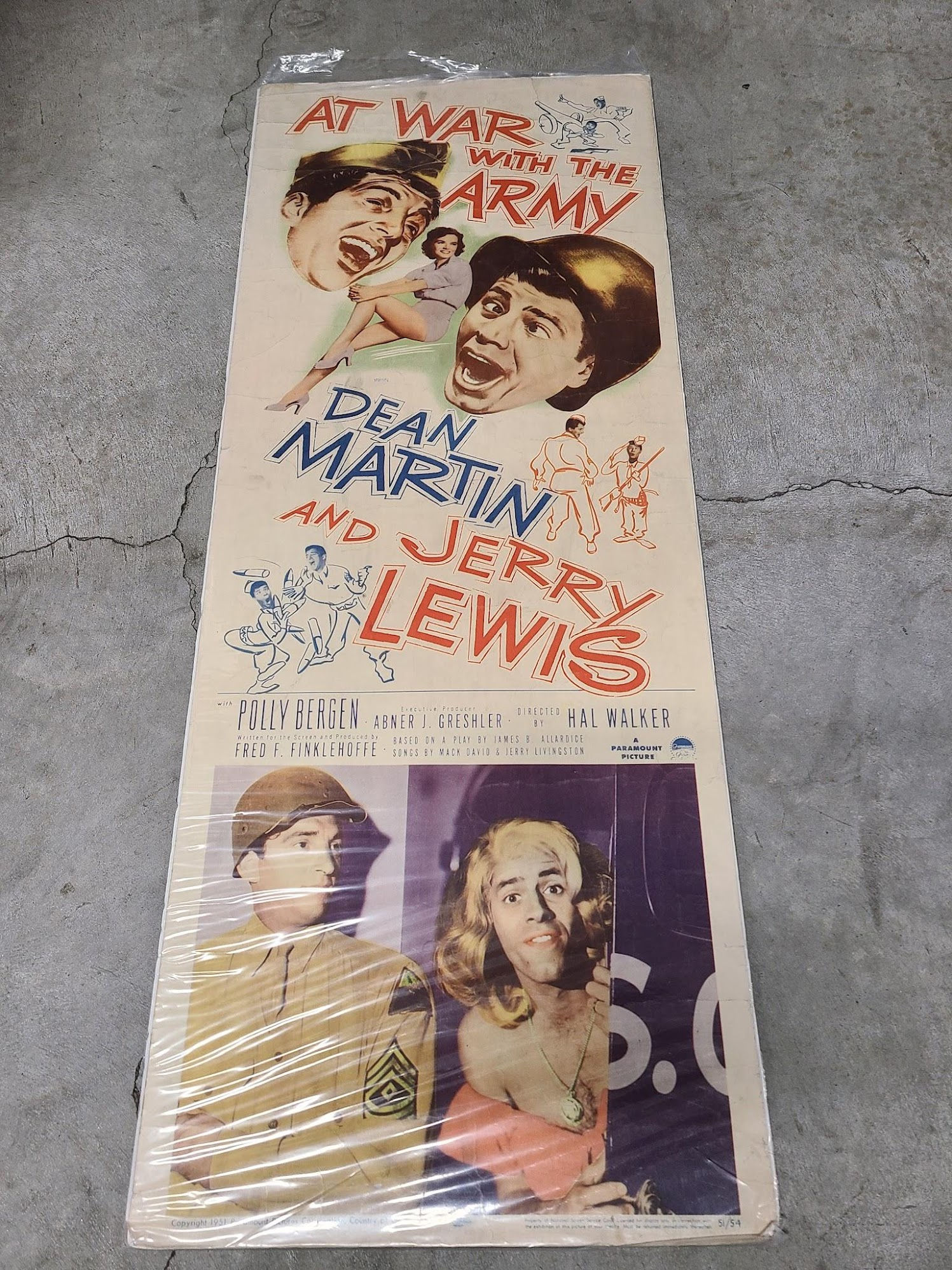 At War With The Army 1950 Inserts