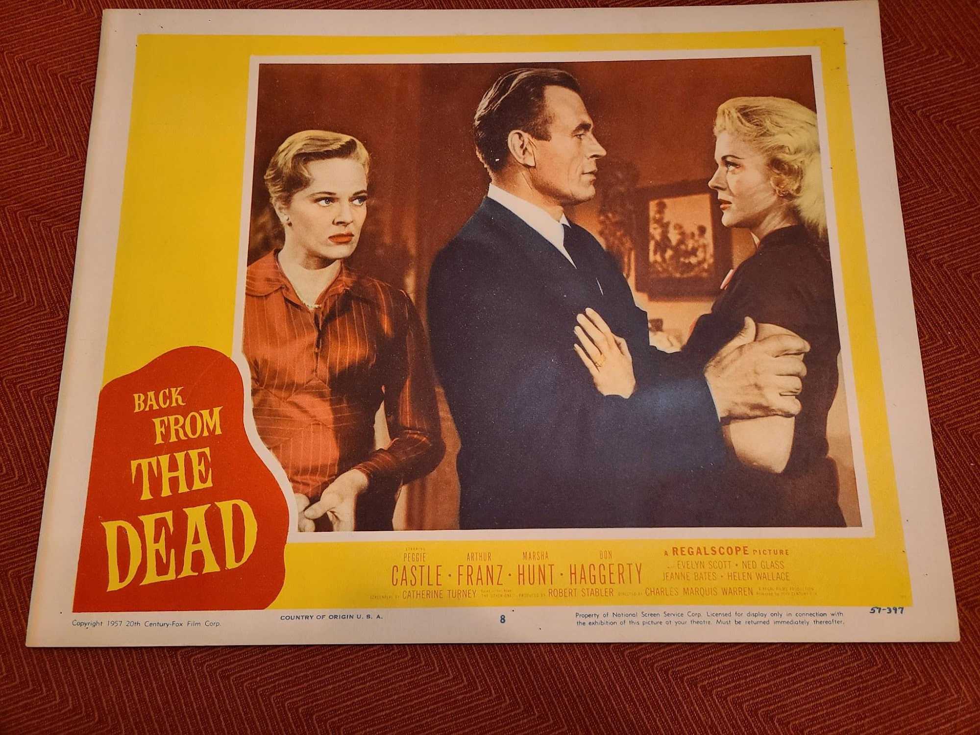 Back From The Dead 1957 Scifi/Horror