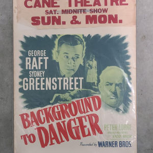 Backround To Danger 1943 Window Cards