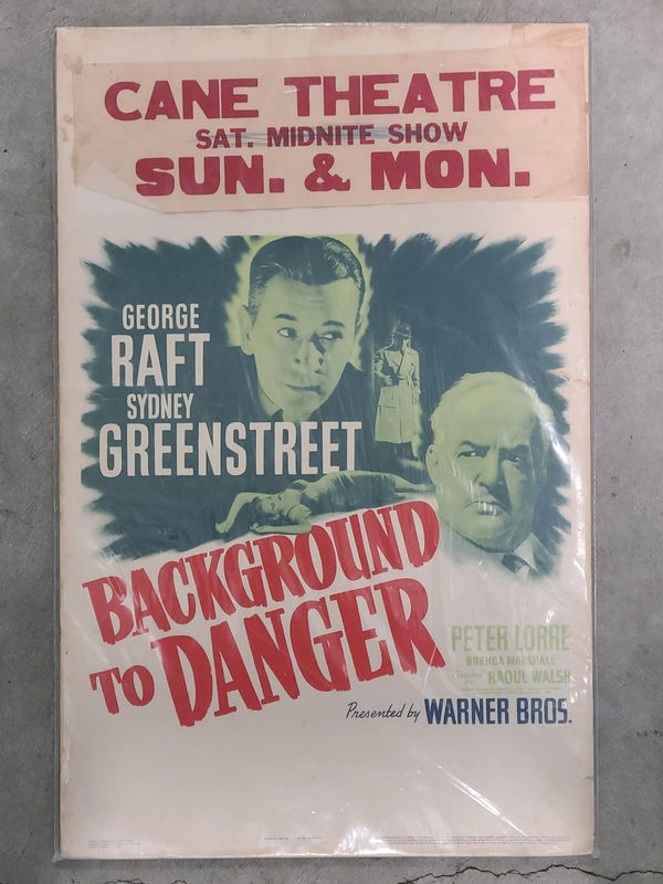 Backround To Danger 1943 Window Cards