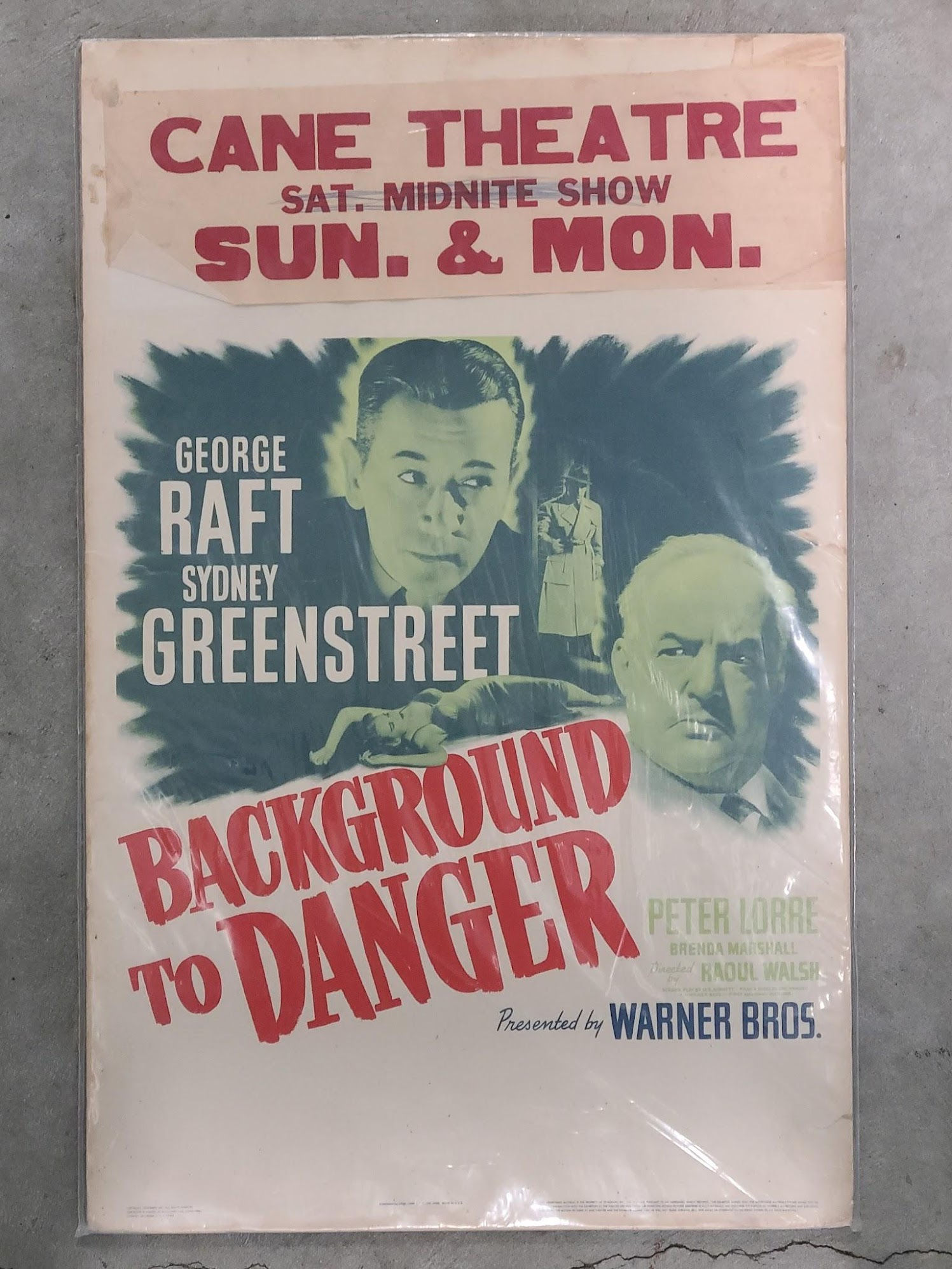 Backround To Danger 1943 Window Cards