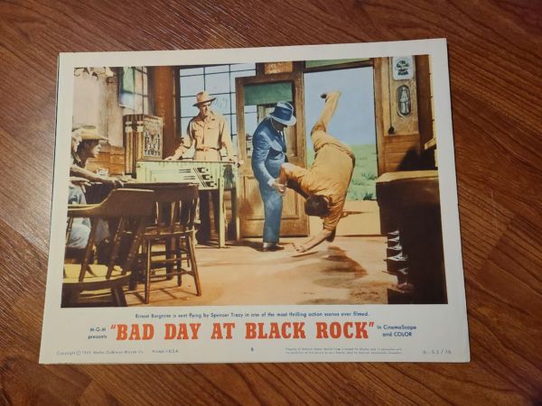 Bad Day At Black Rock 1955 General Lobby Cards