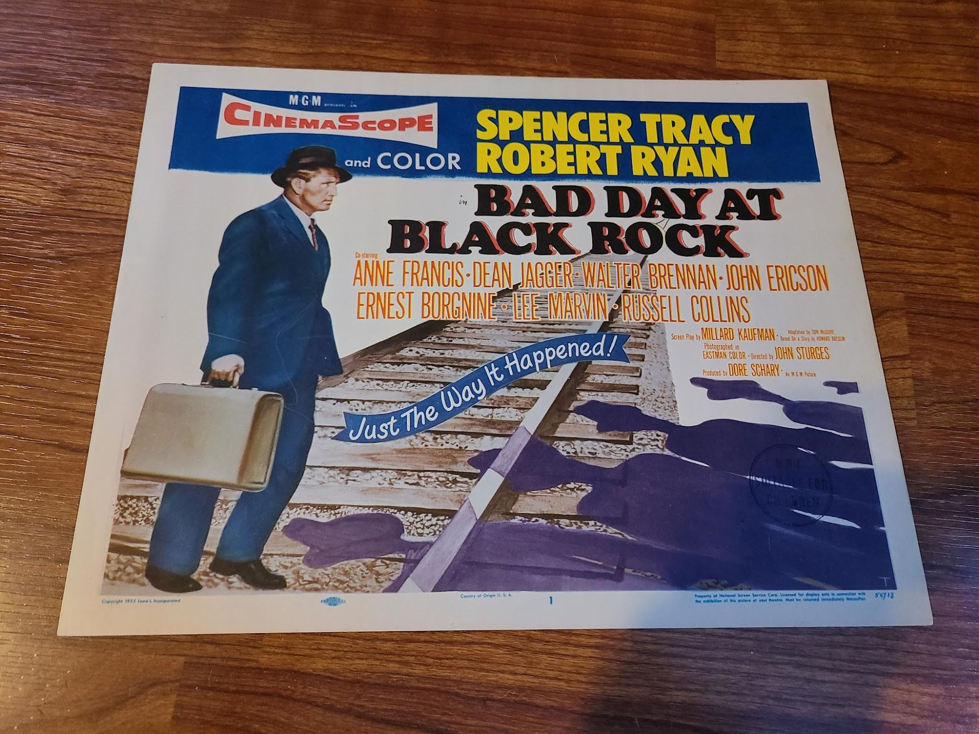 Bad Day At Black Rock 1955 Title Cards