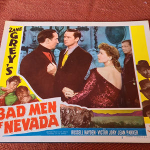 Bad Men Of Nevada 1940 Western Lobby Cards