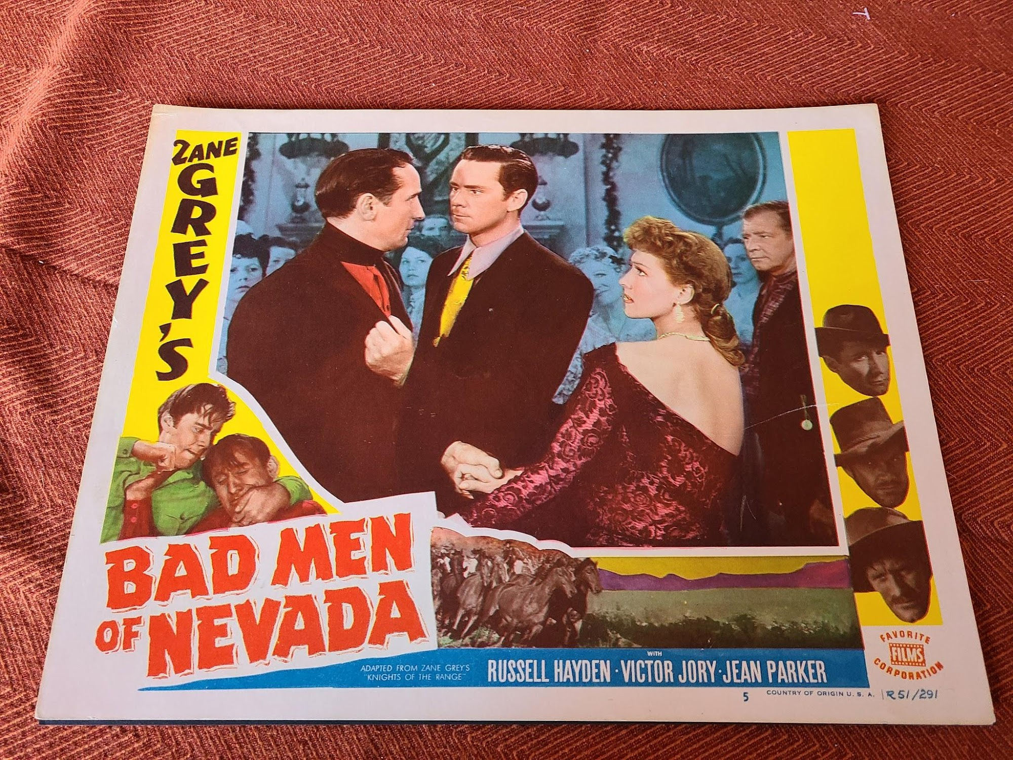 Bad Men Of Nevada 1940 Western Lobby Cards