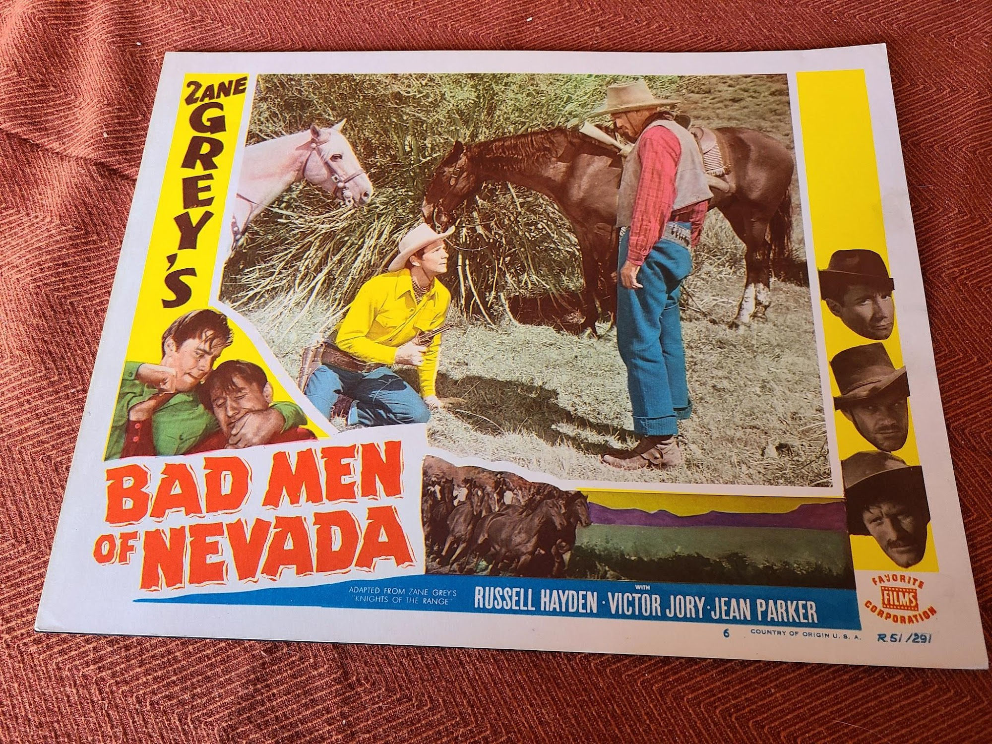 Bad Men Of Nevada 1940 Western Lobby Cards
