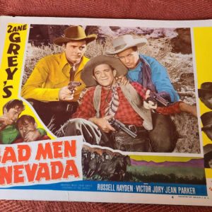 Bad Men Of Nevada 1940 Western Lobby Cards