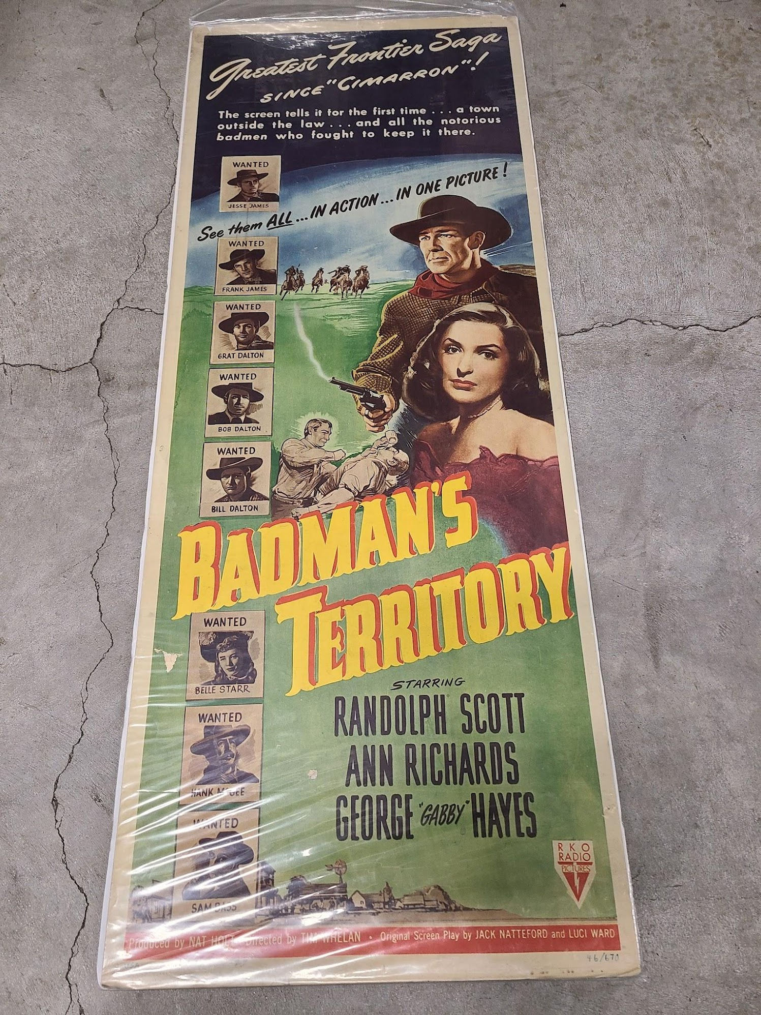 Badman's Territory 1946 Inserts