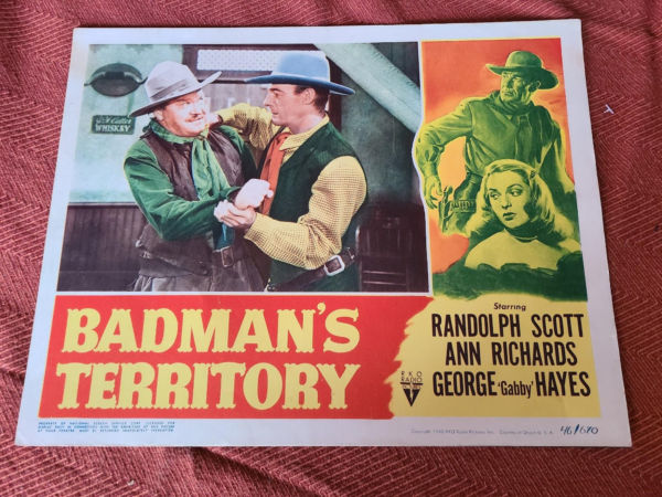 Badman's Territory 1946 Western Lobby Cards