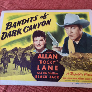 Bandits Of Dark Canyon 1948 Western Lobby Cards