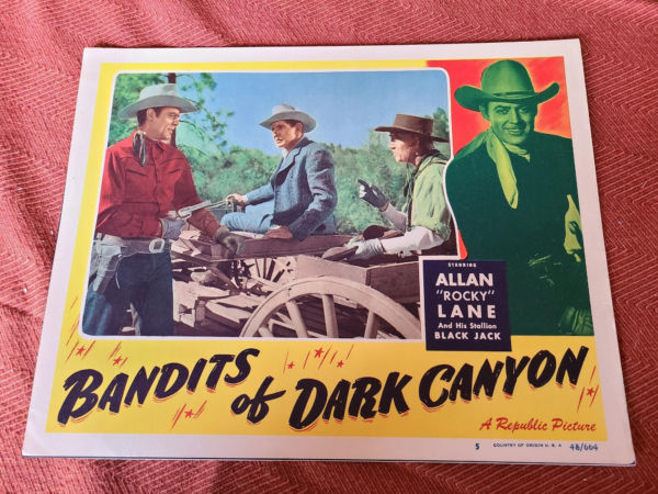 Bandits Of Dark Canyon 1948 Western Lobby Cards