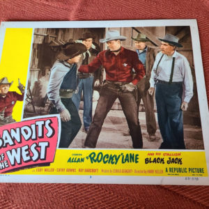Bandits Of the West 1953 Western Lobby Cards