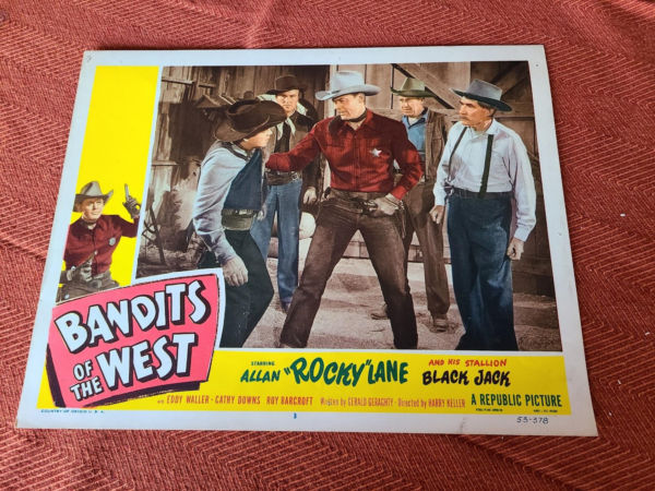 Bandits Of the West 1953 Western Lobby Cards