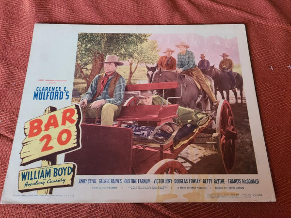 Bar 20 1943 Western Lobby Cards