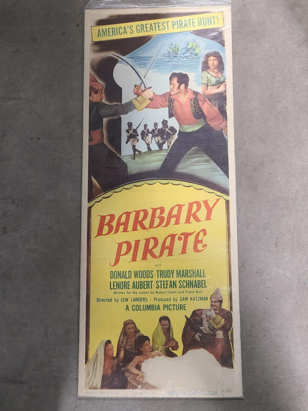 Barbary Pirate 1949 Inserts