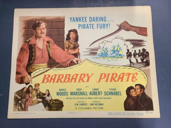 Barbary Pirate 1949 Title Cards