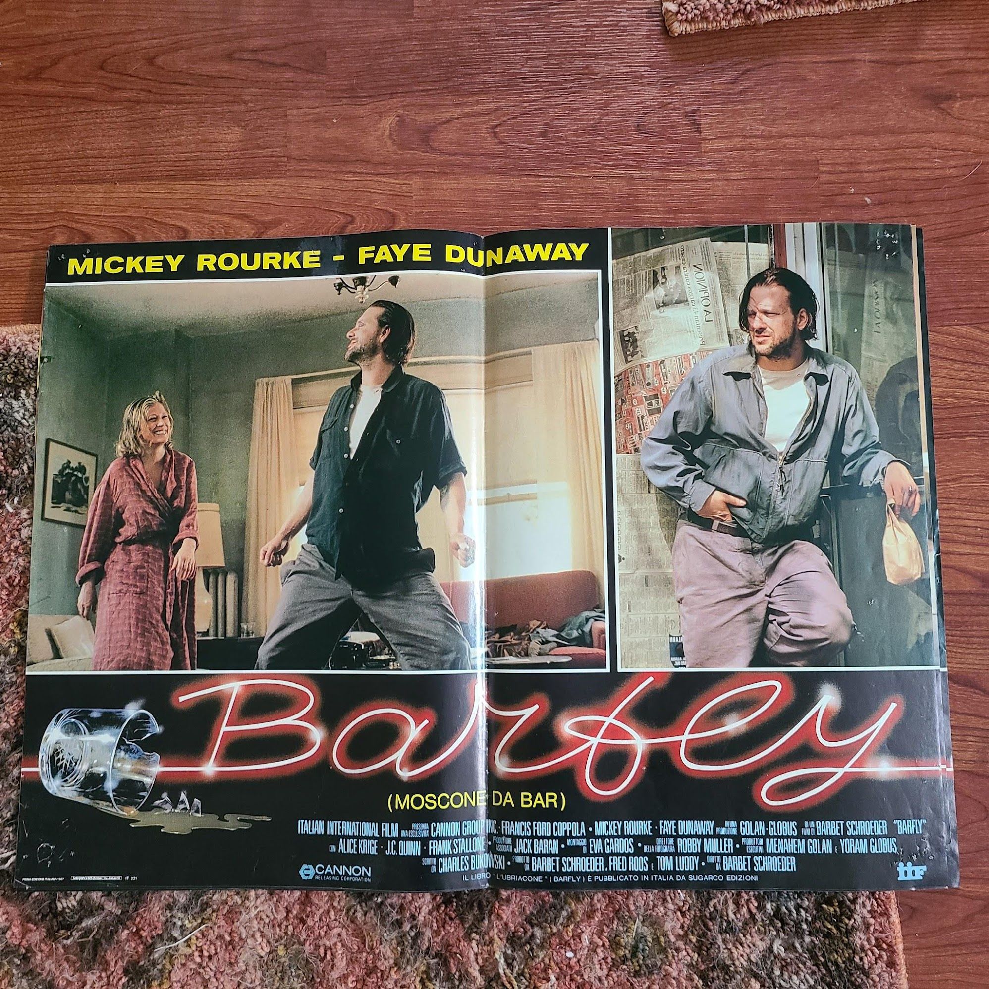 Barfly 1987 Fotobusta