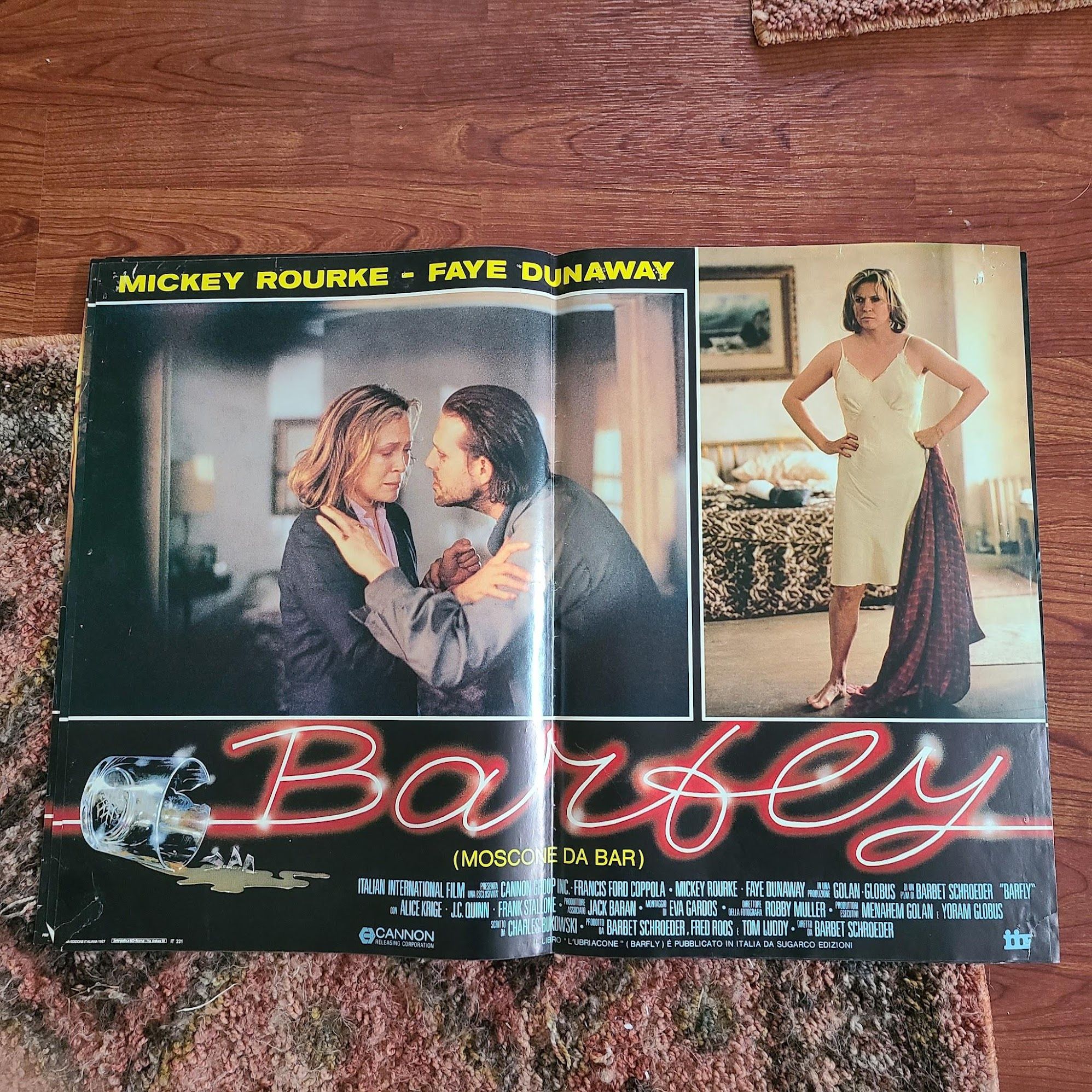 Barfly 1987 Fotobusta