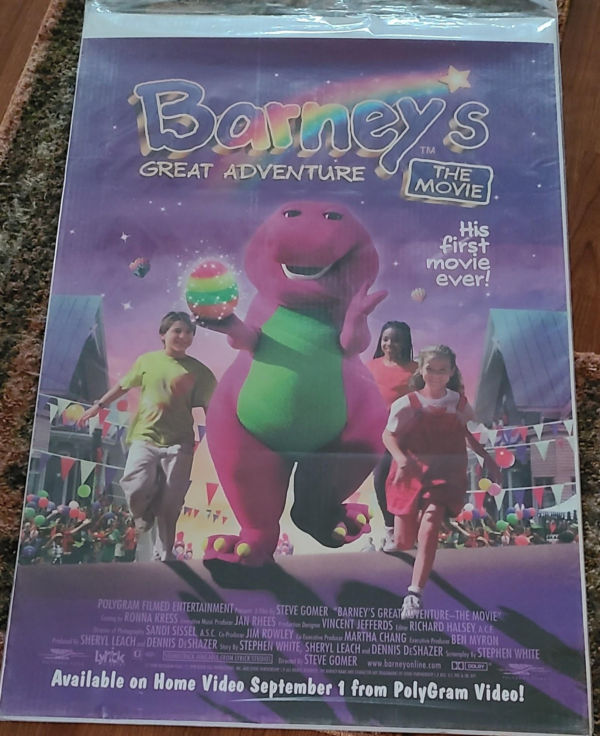 Barney's Great Adventure 1998 1 Sheets/US